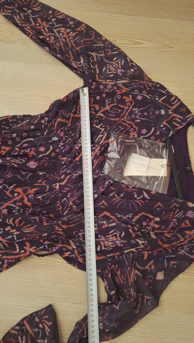 Trendyol Bağlamalı V Yaka Uzun Kollu Elbise - Görsel 5