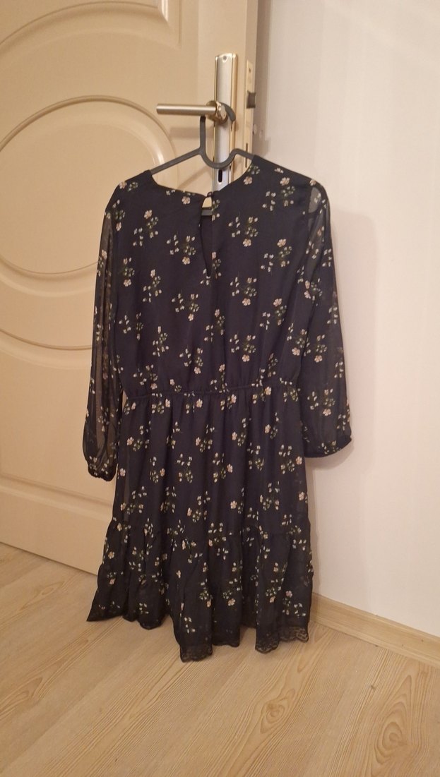 Ambar marka şifon elbise - Görsel 4