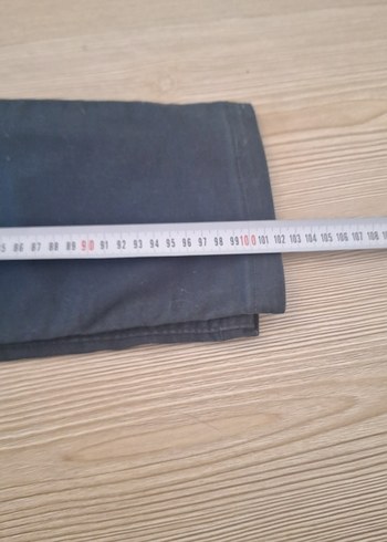 Koyu yeşil ince kot pantolon - Görsel 5