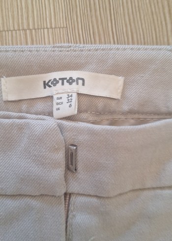 Koton keten pantolon - Görsel 4