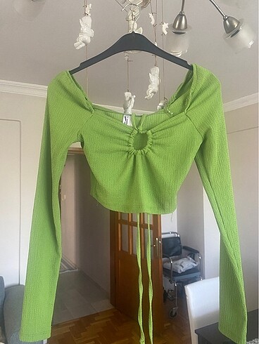 s Beden Crop yeşil