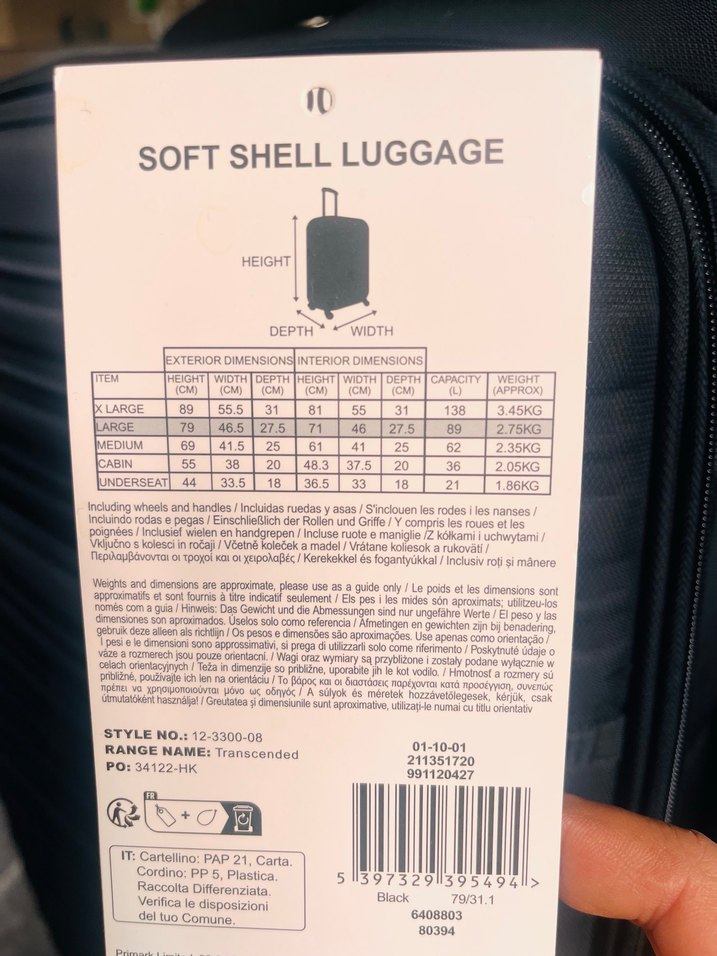 Siyah Valiz PRİİMARK marka - Görsel 4