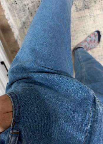 Boyfriend kadın lastikli pantolon - Görsel 2