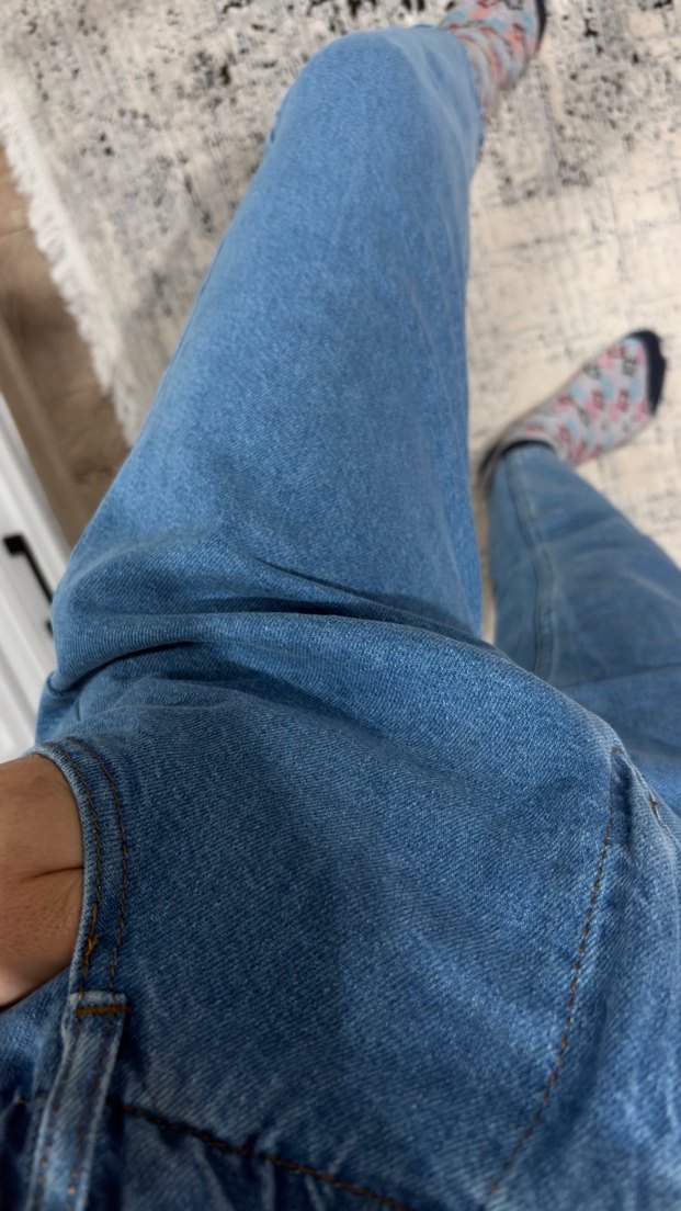 Boyfriend kadın lastikli pantolon - Görsel 2