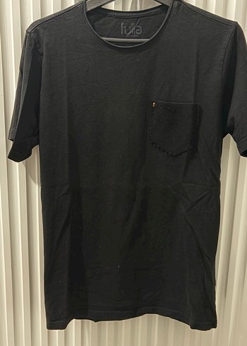 Siyah pamuklu Erkek Tişört - Görsel 2