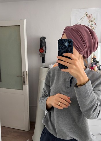 Dolgulu düğüm bone tesettür - Görsel 3