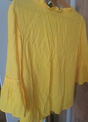 s Beden sarı Renk Bluz..