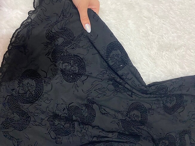 H&M Dokulu elbise