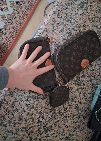 Kahverengi Deri Kadın Çapraz Çanta - Görsel 3