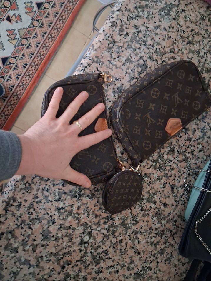 Kahverengi Deri Kadın Çapraz Çanta - Görsel 3