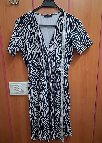 Sarı Beyaz Yuvarlak Yaka Triko Kadın Kazak - Görsel 5