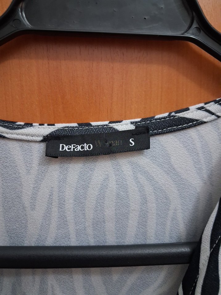 Sarı Beyaz Yuvarlak Yaka Triko Kadın Kazak - Görsel 4