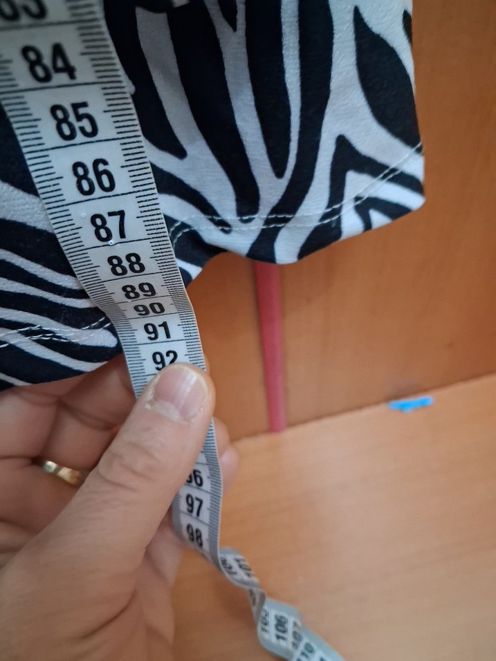 Sarı Beyaz Yuvarlak Yaka Triko Kadın Kazak - Görsel 3