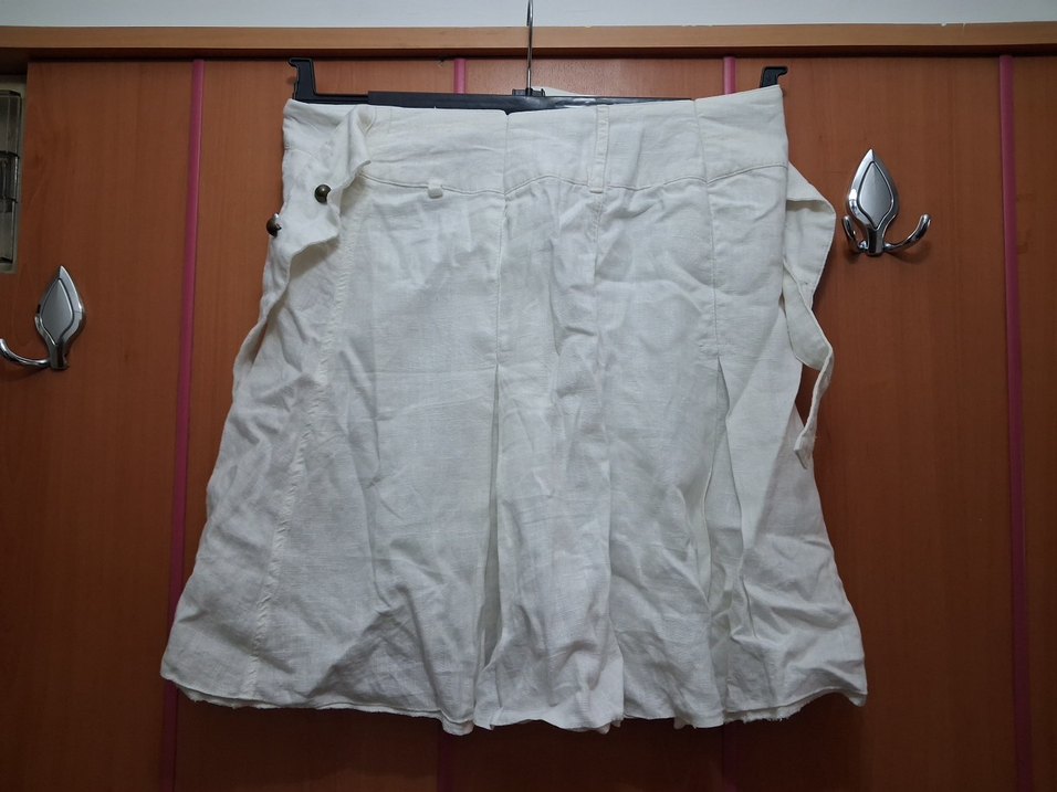 V Yaka Kısa Kollu Bej Hamile Bluzu - Görsel 5