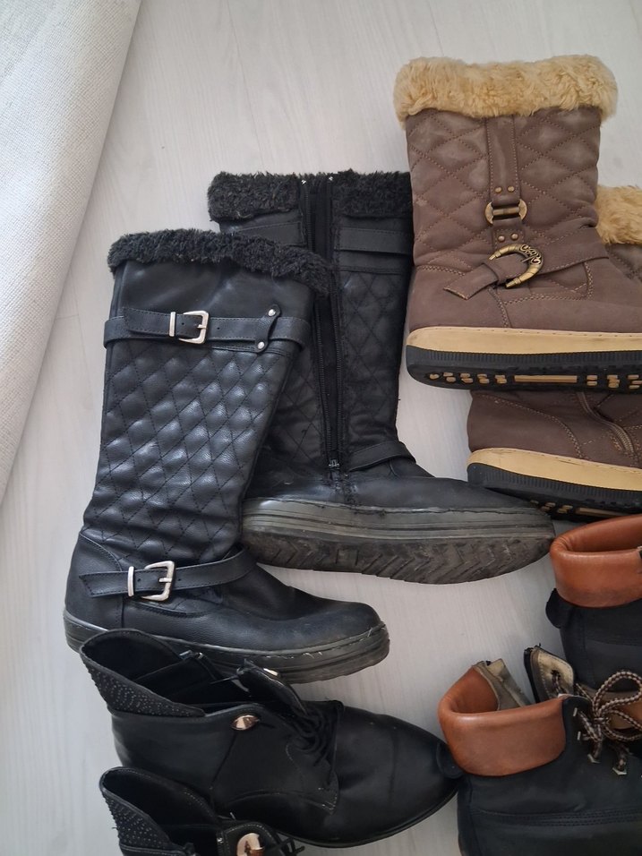 Beyaz Kadın Spor Ayakkabı Düz Taban - Görsel 4