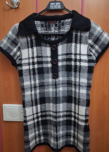 Düğmeli Mavi Kadın Denim Ceket - Görsel 3