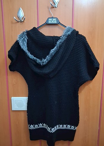 Düğmeli Mavi Kadın Denim Ceket - Görsel 4