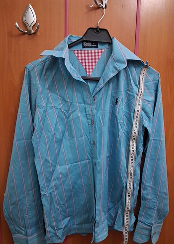 Düğmeli Mavi Kadın Denim Ceket - Görsel 12