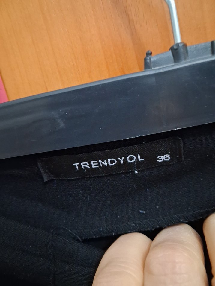 Düğmeli Çizgili Kısa Kollu Kadın Bluz - Görsel 3