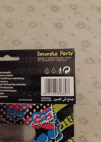 Monster High Parti Poşeti 6'lı 17x22 cm - Görsel 5