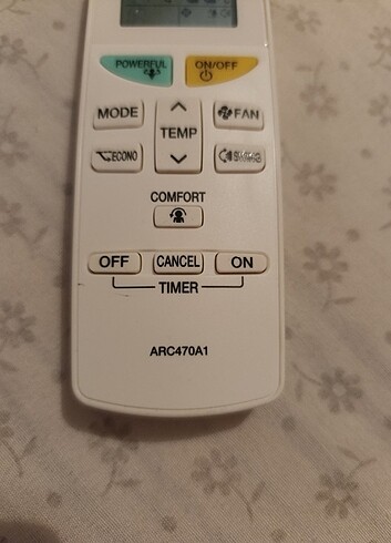 Daikin Orijinal Klima Kumandası ARC470A1 - Görsel 3