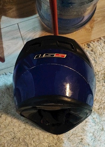 Parlak Lacivert Biker Motosiklet Kaskı m beden - Görsel 2