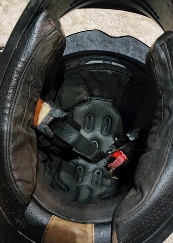 Parlak Lacivert Biker Motosiklet Kaskı m beden - Görsel 3