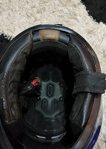 Parlak Lacivert Biker Motosiklet Kaskı m beden - Görsel 4