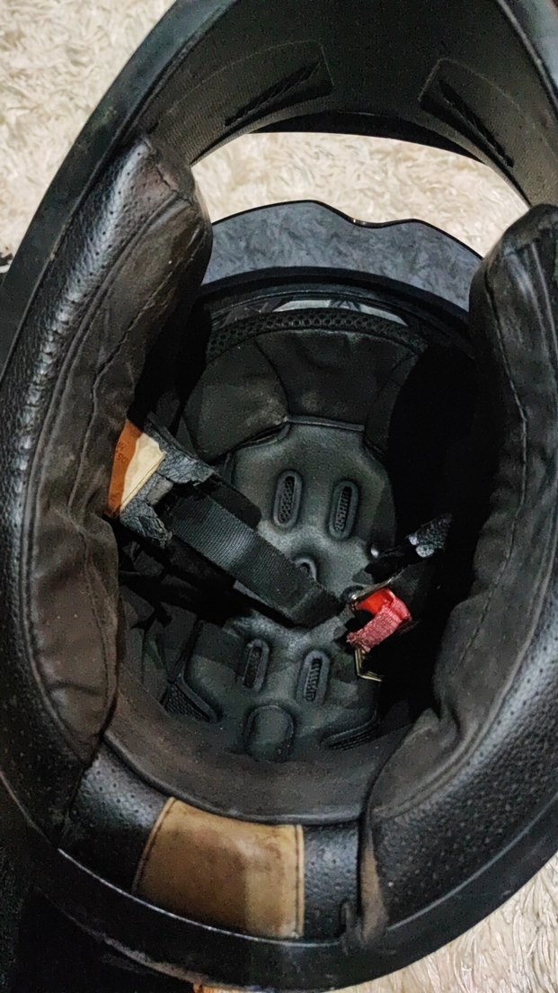 Parlak Lacivert Biker Motosiklet Kaskı m beden - Görsel 3