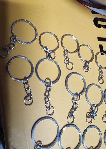 Altın Zincir Detaylı Kadın Anahtarlık - Görsel 6