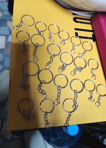 Altın Zincir Detaylı Kadın Anahtarlık - Görsel 5