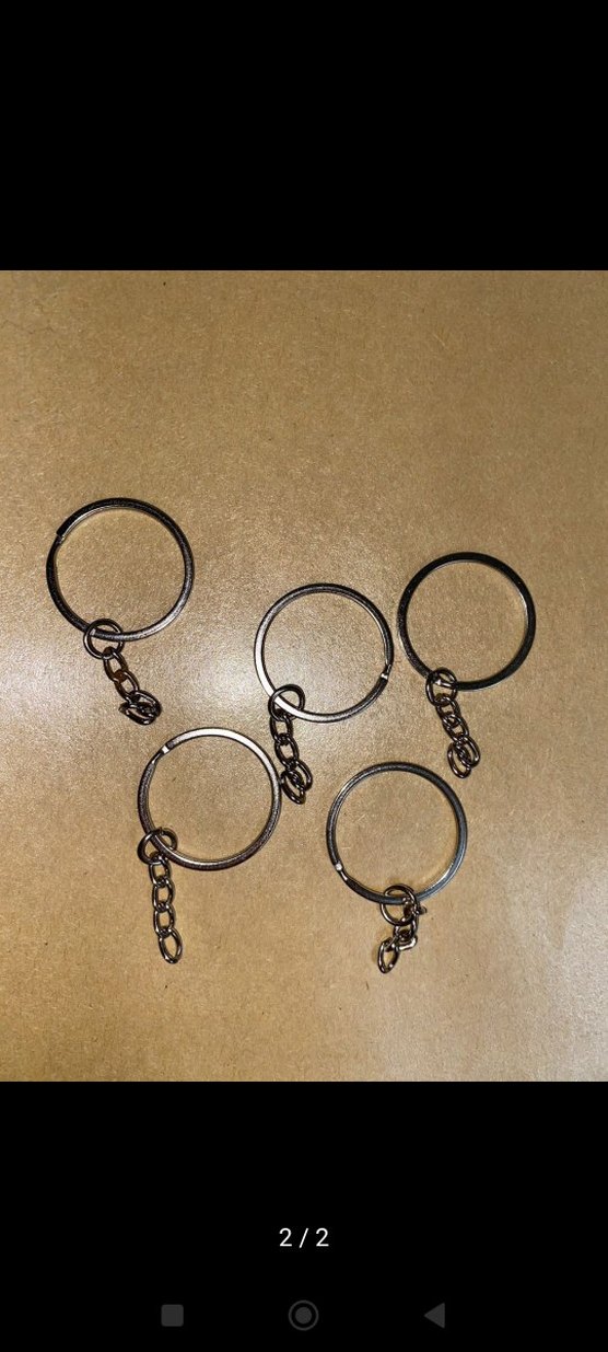 Altın Zincir Detaylı Kadın Anahtarlık - Görsel 2