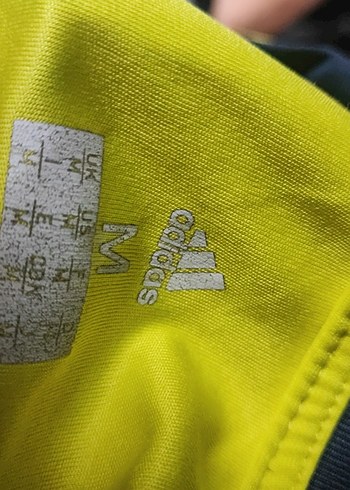 Sarı Kısa Kollu Adidas Jersey - Görsel 5