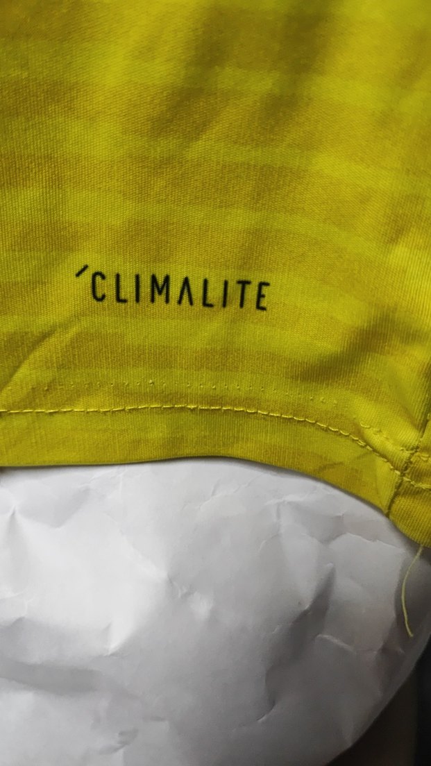 Sarı Kısa Kollu Adidas Jersey - Görsel 4