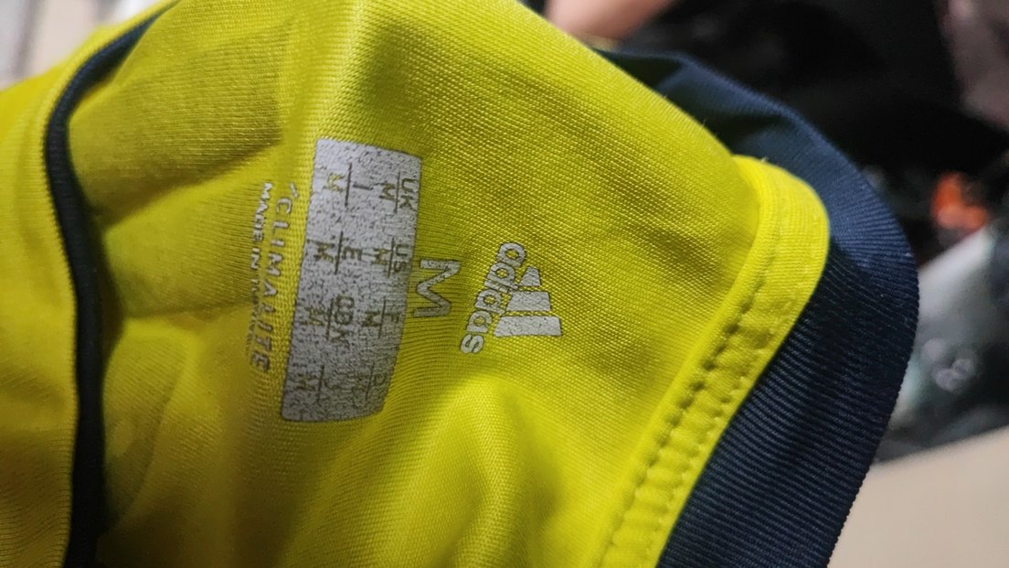 Sarı Kısa Kollu Adidas Jersey - Görsel 5