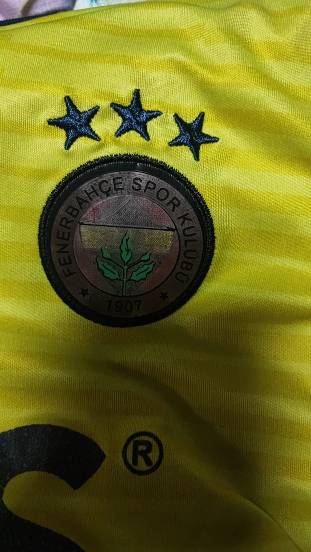 Sarı Kısa Kollu Adidas Jersey - Görsel 2