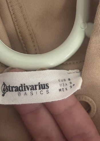 Stradivarius Bej Basic Kapusonlu Sweatshirt