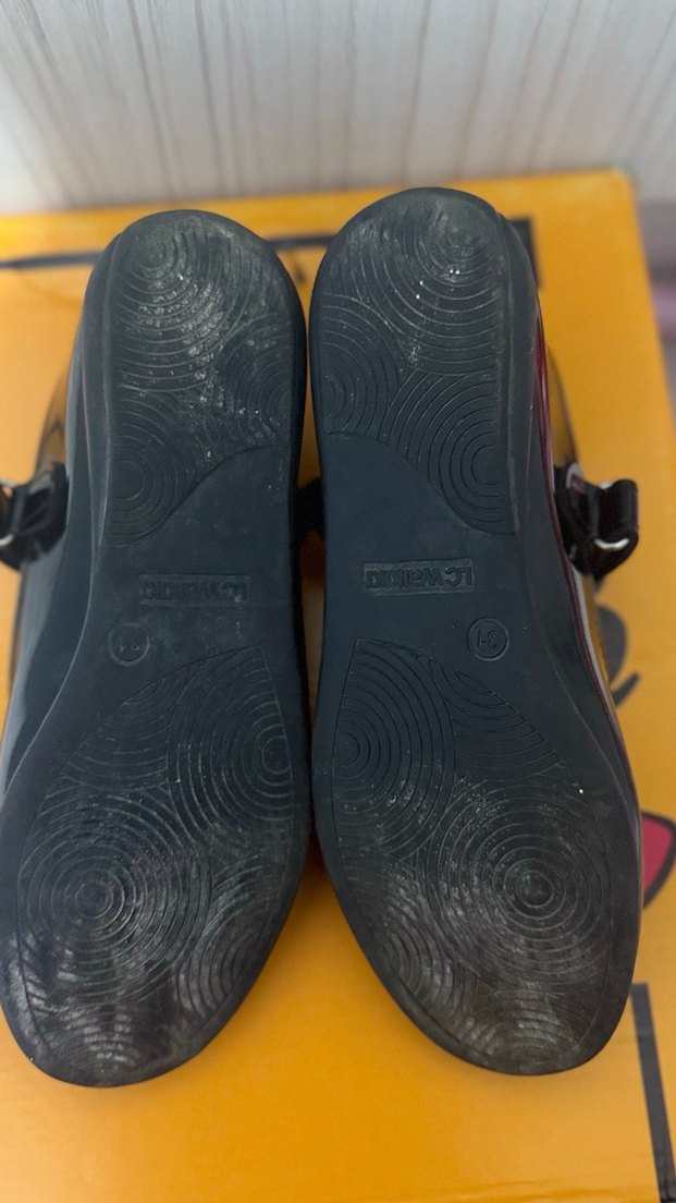 Kız Çocuk Siyah Rugan Tokalı Babet - Görsel 3