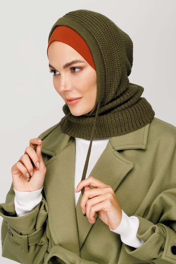 Mooncorn asker yeşili balaclava - Görsel 2