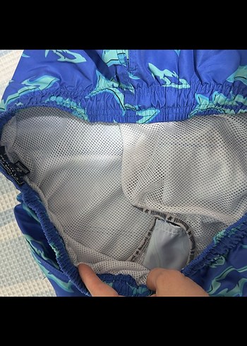 Renkli Bağcıklı Erkek Mini Deniz Şortu - Görsel 4