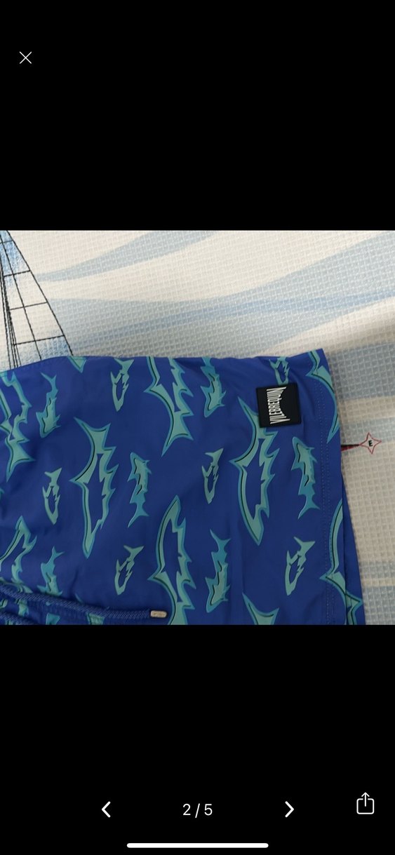 Renkli Bağcıklı Erkek Mini Deniz Şortu - Görsel 2