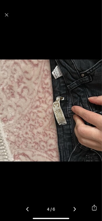 m Beden gri Renk Jeanss