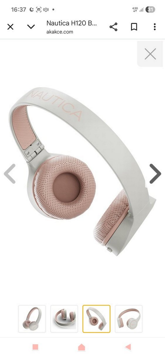 Bej ve Gri Nautica Kulaklık - Görsel 2
