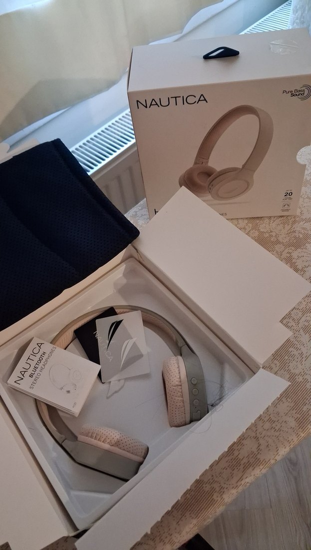 Bej ve Gri Nautica Kulaklık - Görsel 5