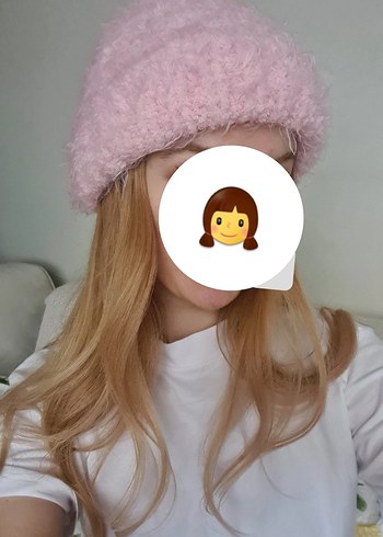 beyaz buklet pembe tüylü bere - Görsel 3