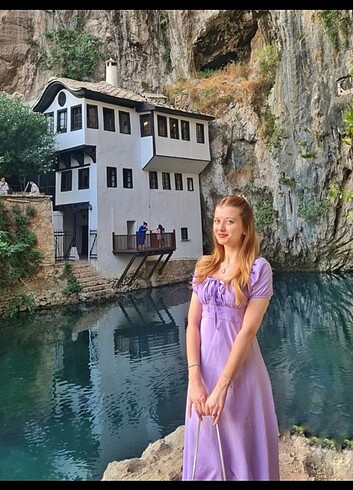 lila elbise