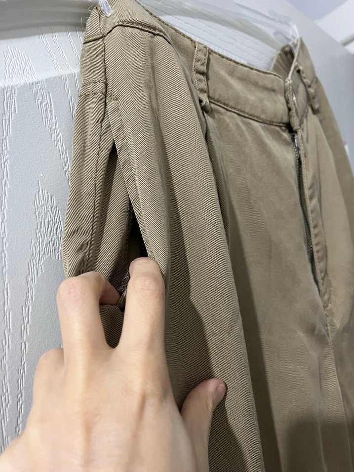 Mango kadın yeşil pantolon - Görsel 2