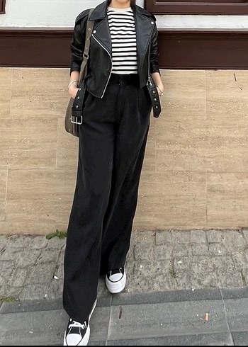 Zara siyah kadın  pantolon - Görsel 7