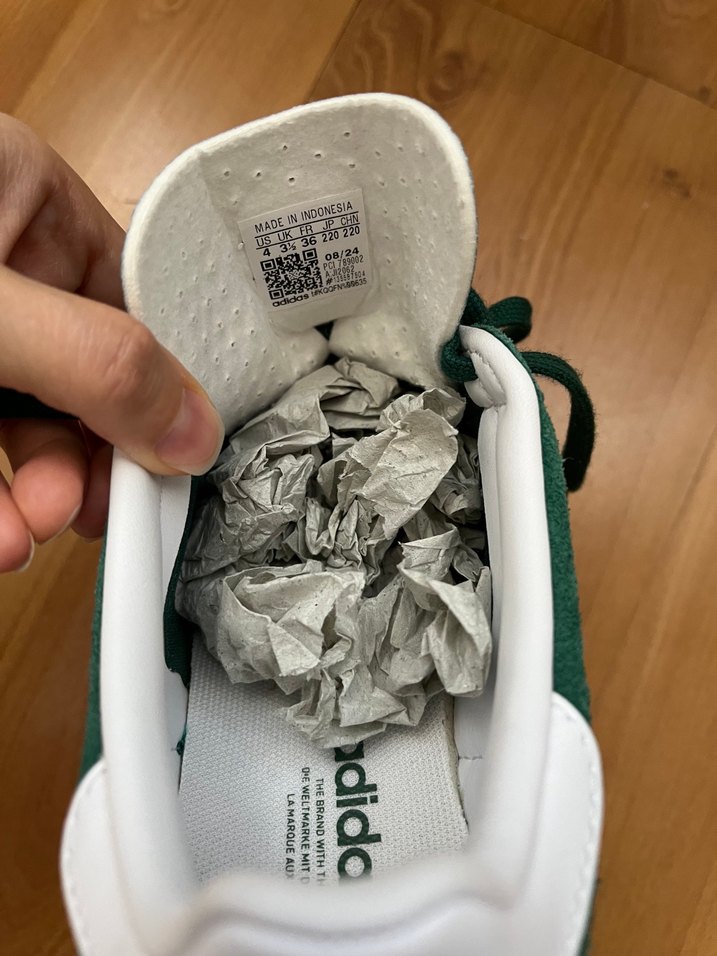 Yeşil Adidas gazelle Spor Ayakkabı - Görsel 4