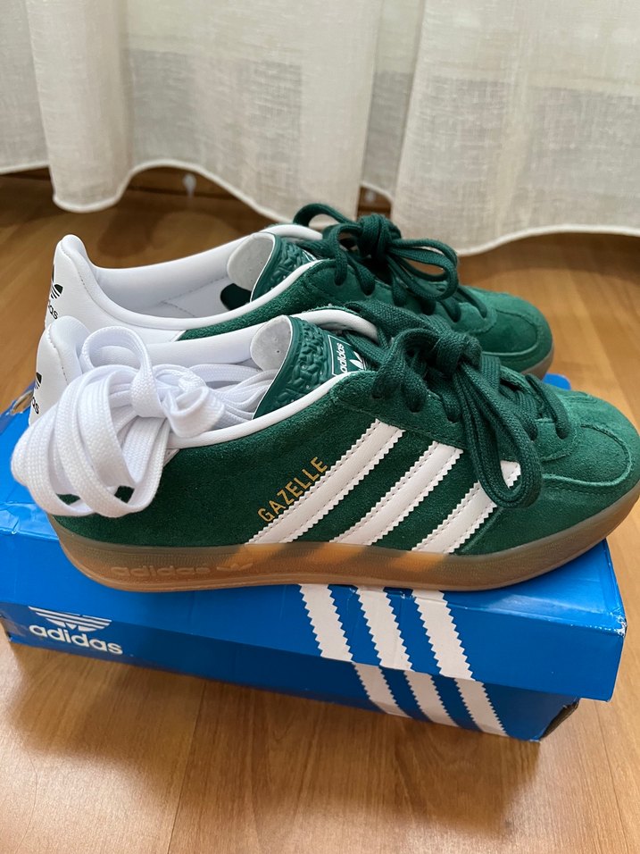 Yeşil Adidas gazelle Spor Ayakkabı - Görsel 2